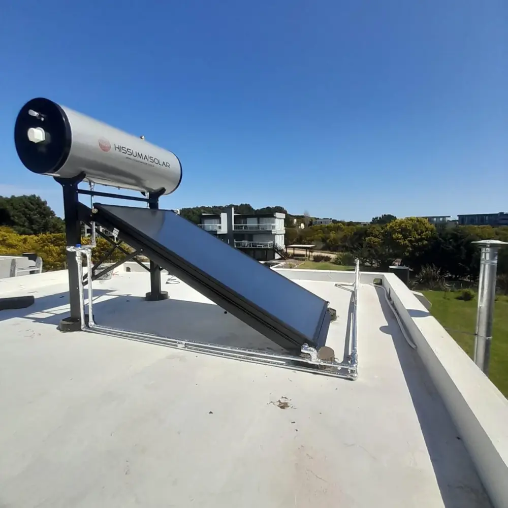 Termotanques solares instalados en la Costa Atlántica